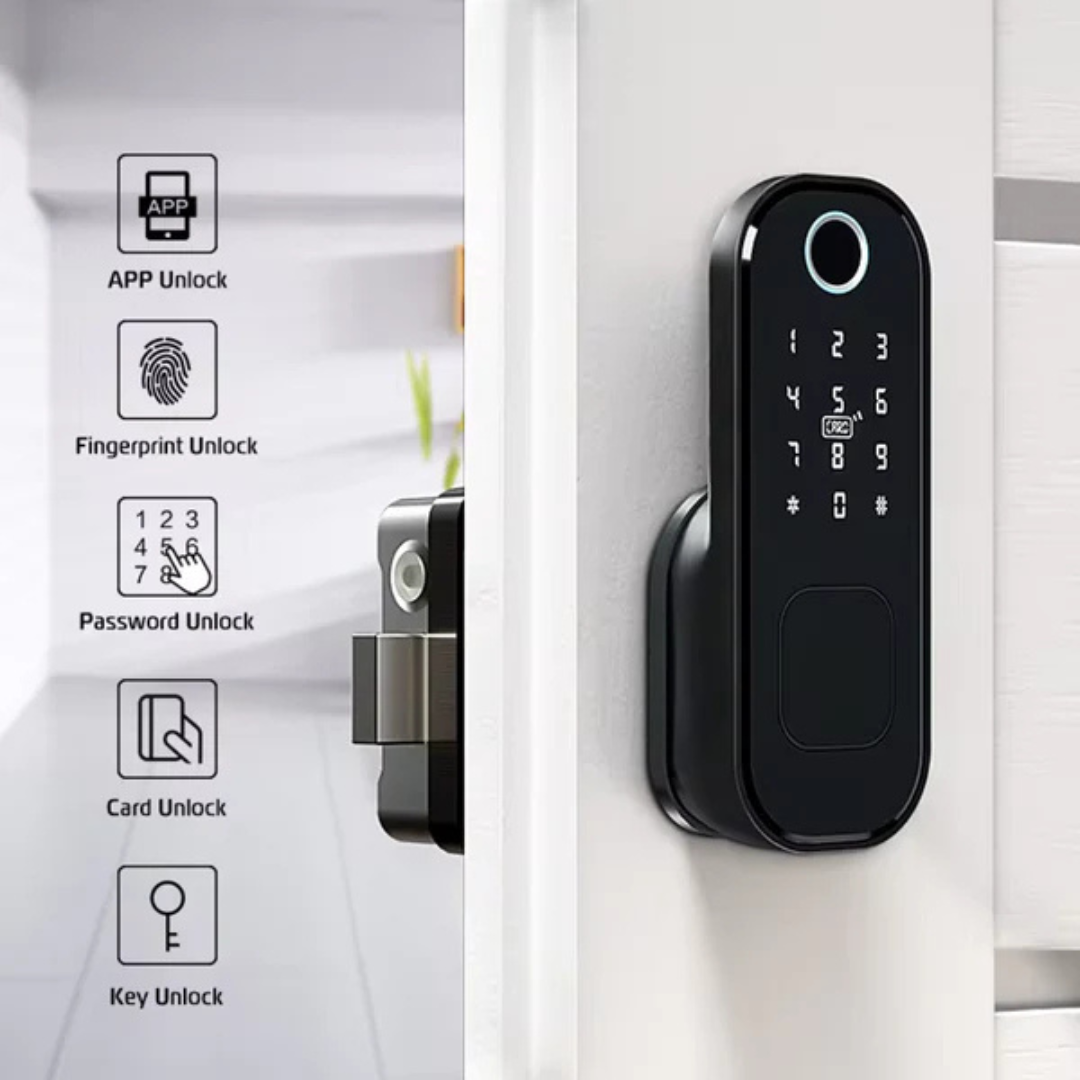 Fingerprint Door Lock Outdoor IC Card 